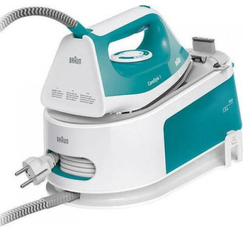 Braun IS 1013 White / Turquoise Σύστημα Σιδερώματος Πίεσης 6bar με Δοχείο 1.5lt
